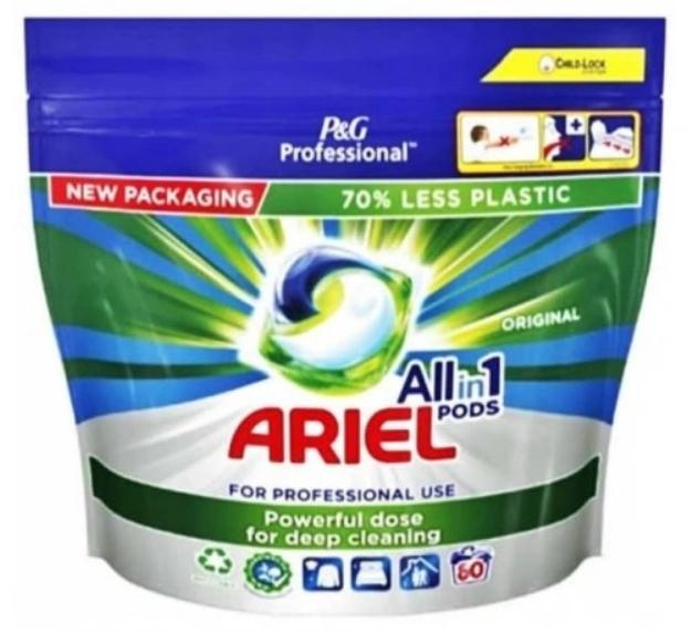 Detergent de rufe Ariel Professional All in1 Original 60capsule [1]