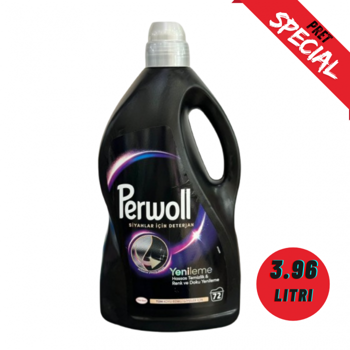 Detergent lichid Perwoll Renew Black, 72 spalari, 3.96 l [1]