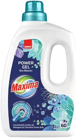 Detergent rufe Sano Maxima, Blue Blossom, 60 spalari, 3L [1]