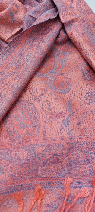 Esarfa Pashmina Roz - Roz inchis [2]