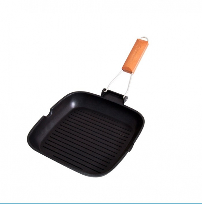 Gratar aluminiu , cu capac , 36x24 cm , Grunberg HXG36LD [5]