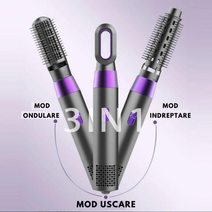 Ondulator de par, Hot Air Styler 3 in 1, ondulare, uscare, indreptare [3]