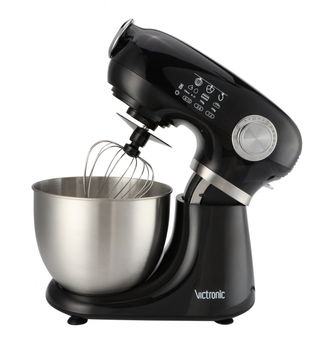 Robot de bucatarie cu bol din inox, 5.00 l, 1000 W, 12 trepte viteza, cu functia Pulse, Victronic VC5788. [1]