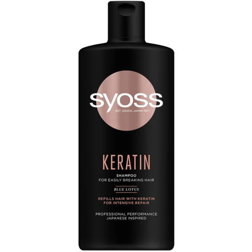 Sampon pentru par uscat Syoss Keratin, 440 ml [1]