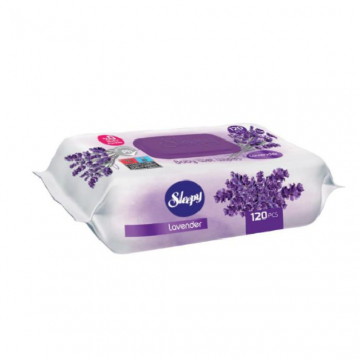 Servetele Umede Sleepy Lavanda, 120 Buc [1]