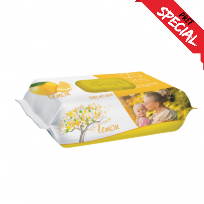 Servetele Umede Sleepy Lemon, 120 Buc [1]