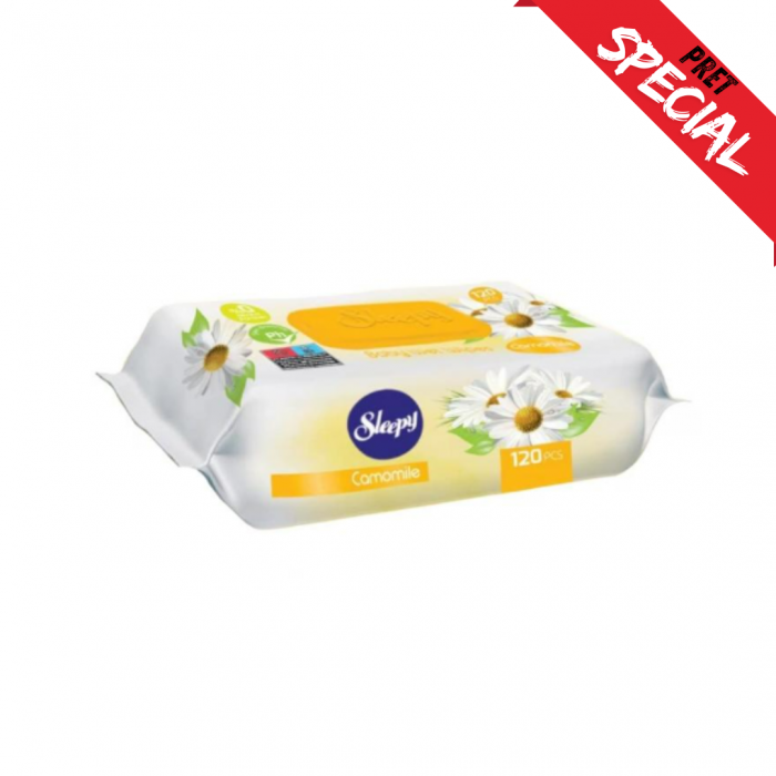 Servetele Umede Sleepy Musetel, 120 Buc [1]