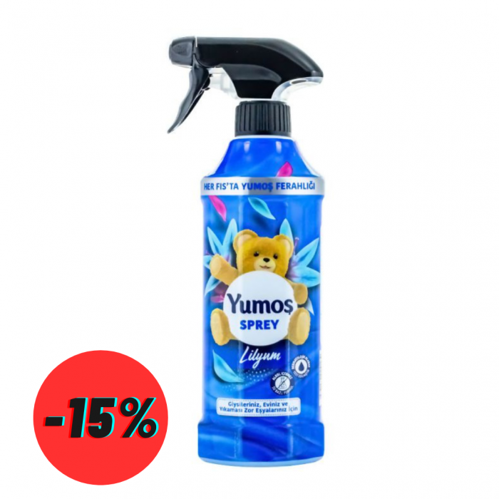 Spray pentru incaperi, haine si mobilier Yumos Lilyum, 450ml [1]