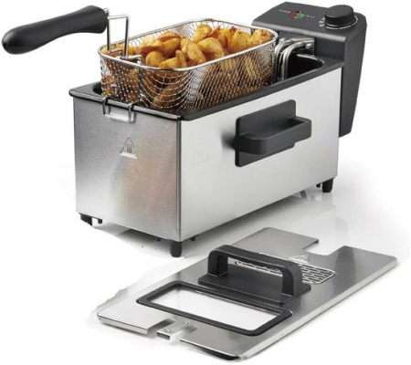 Electrocasnice - Friteuză Cheffinger CF-EDP3.0, 3L, 2000W, Inox