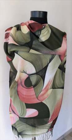 Esarfe - Esarfa Eyfel Verde