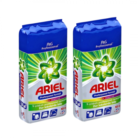 Pachete promotionale - 2x Detergent automat Ariel Profesional 67 spalari – 10 Kg
