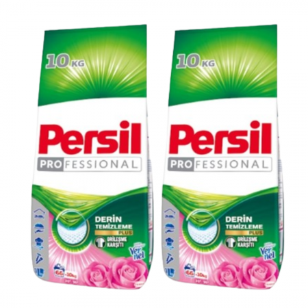 Persil - 2X Detergent automat Persil Professional Powder Rose, 10 kg