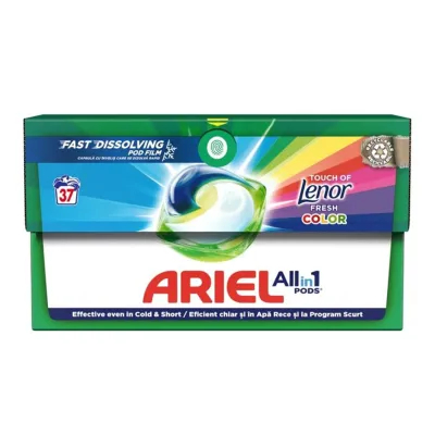 Ariel - Detergent capsule Ariel Allin1 Pods Touch of Lenor Fresh Color, 37 spalari