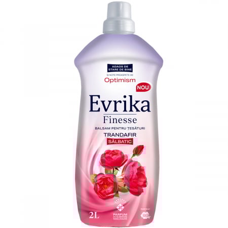 Detergenti curatenie si intretinere - Balsam de rufe Evrika Finesse Trandafir salbatic, 2L