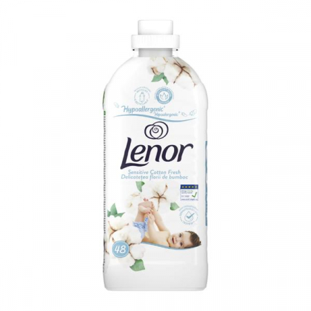 Toate Produsele - Balsam de rufe Lenor Sensitive, 1.2L, 48 spalari