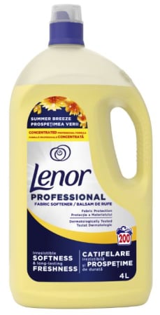 Balsam rufe - Balsam LENOR Professional Summer Breeze 4L, 200 spalari