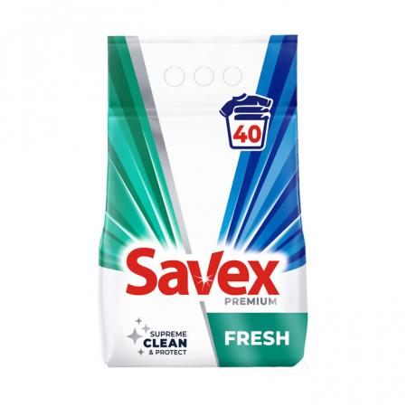 Detergenti curatenie si intretinere - Detergent automat Savex Premium Fresh, 40 spalari, 4kg 