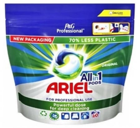 Ariel - Detergent de rufe Ariel Professional All in1 Original 60capsule