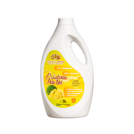 Detergent rufe albe/colorate Grădina cu Tei, 3L [2]