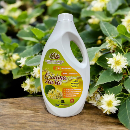 Cashmere Aroma - Detergent rufe albe/colorate Grădina cu Tei, 3L
