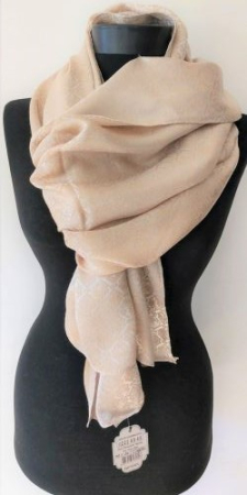 Esarfe - Esarfa barbateasca Locella Crem