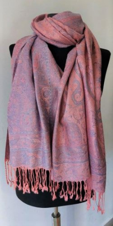 Esarfe - Esarfa Pashmina Roz - Roz inchis