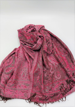 Esarfa Pashmina Rosu-VIsiniu [1]