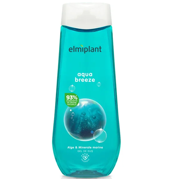 Sampon, gel de dus si sapun lichid - Gel de dus Elmiplant Aqua Breeze, 400ml