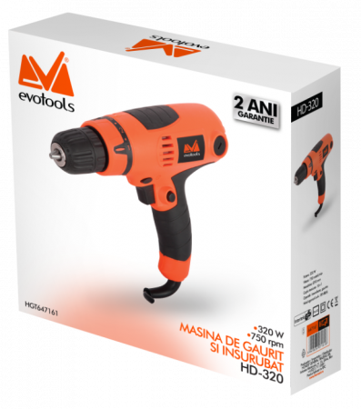 Masina de Gaurit si Insurubat HD 320 EPTO / P[W]: 320 EVOTOOLS [1]