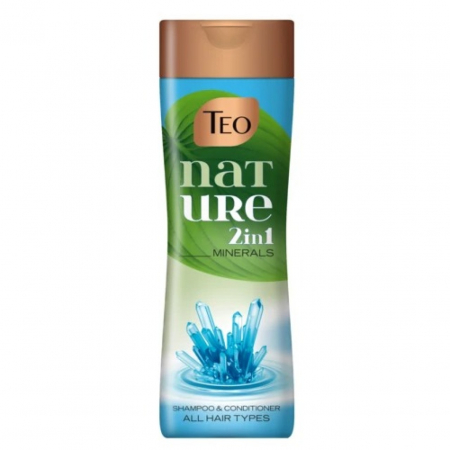 Sampon, gel de dus si sapun lichid - Sampon 2 in 1 Teo Minerals 350ML