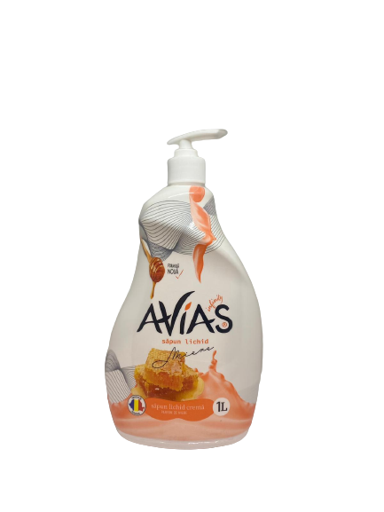 Sampon, gel de dus si sapun lichid - Sapun lichid Avias Miere albine, 1L