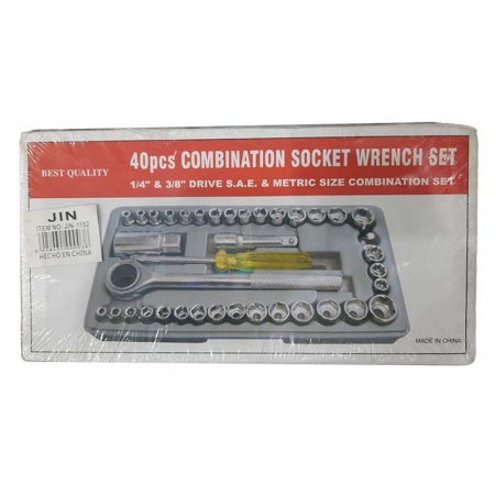 Set cheie si capete tubulare, 40pcs [1]