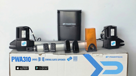 Automatizări porți batante - Kit smart automatizare porti batante Powertech PWA310 400