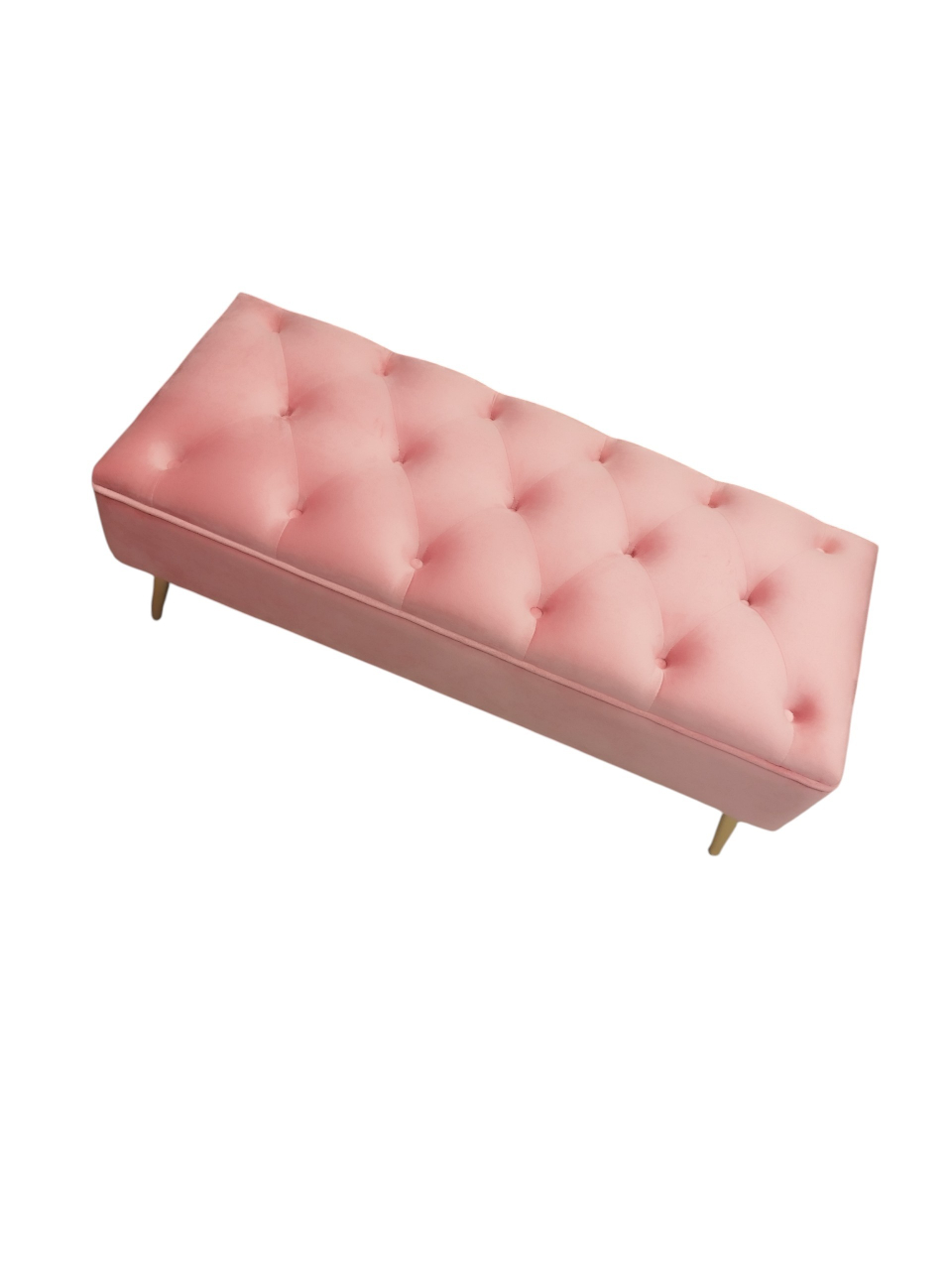 Bancuta tapitata, tip Chesterfield, Metal/Catifea, Verde [2]