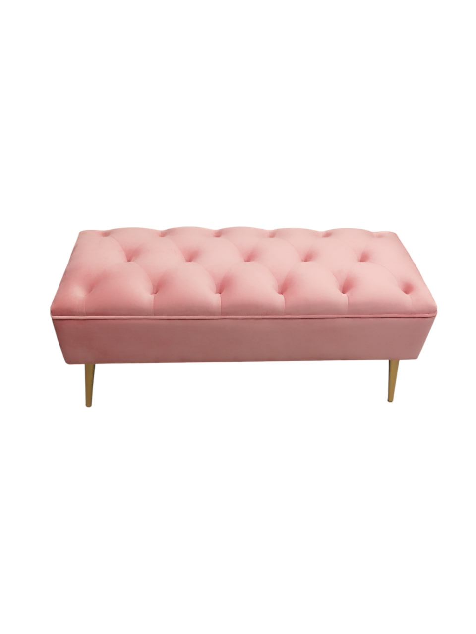 Bancuta tapitata, tip Chesterfield, Metal/Catifea, Verde [4]