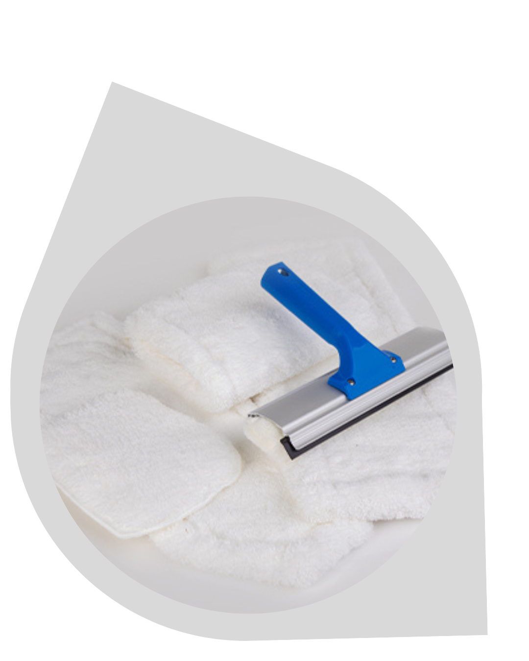 Material alb - curățare intensă pentru suprafețe rezistente la apă