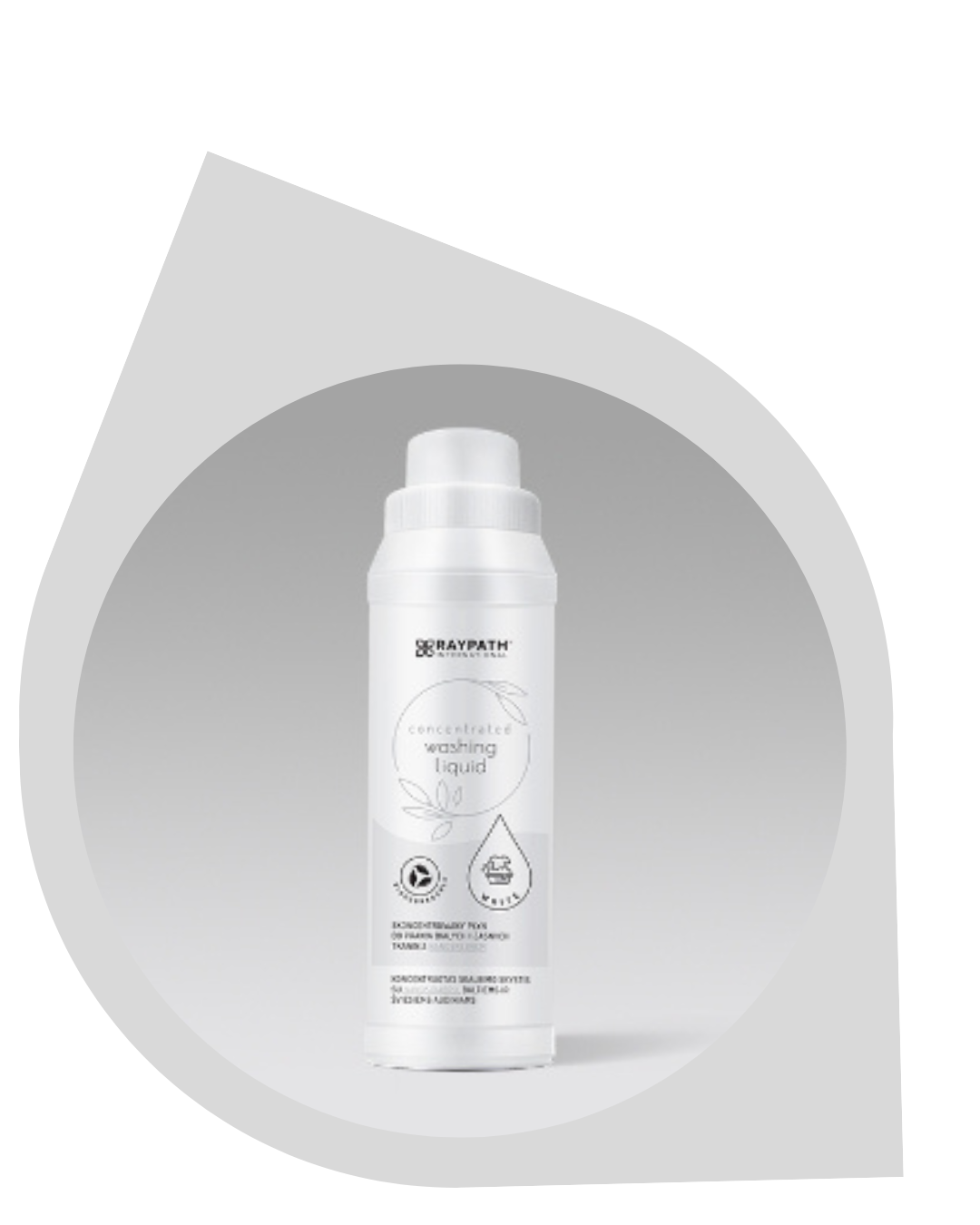 Detergent lichid cu nanoparticule de argint pentru rufe albe