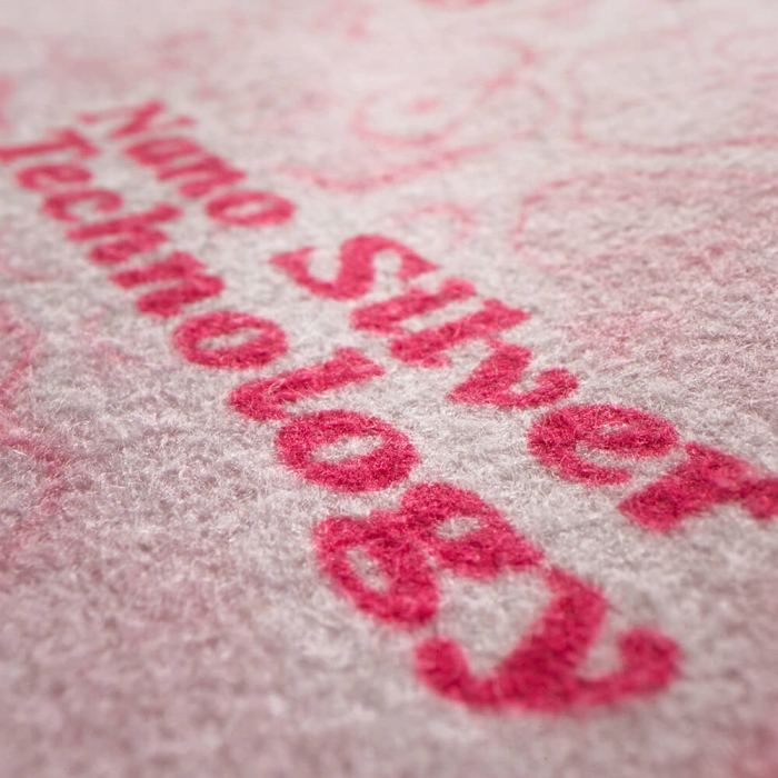 Laveta Sunbeam roz 38x41 cm – curatare ecologica din microfibra densa pentru suprafete multiple [2]