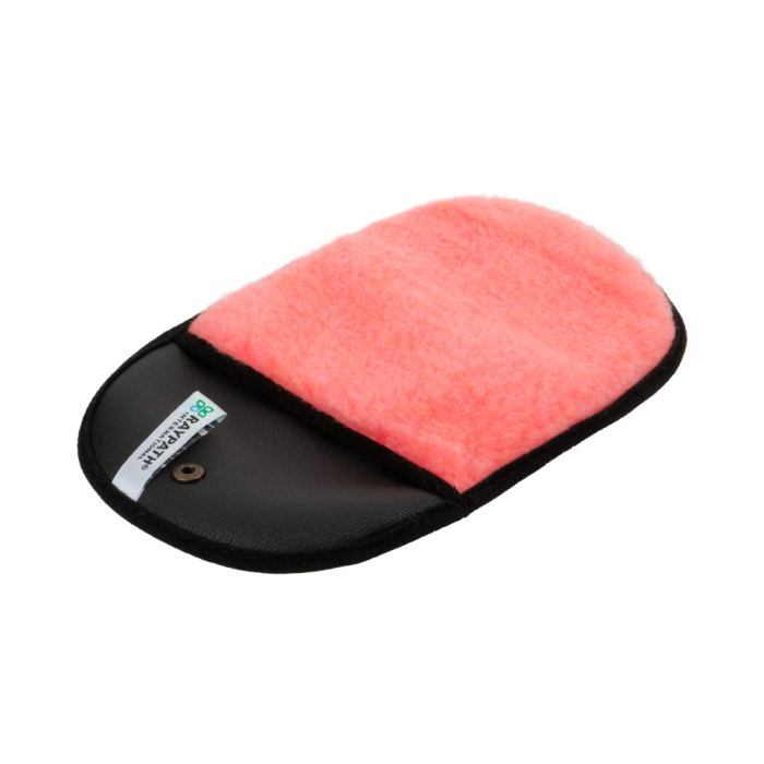 Laveta roz compacta pentru calatorie – curatare ecologica pentru piele intoarsa, nubuc si murdarie uscata [1]