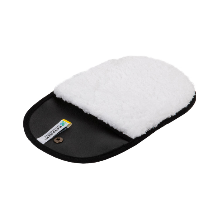 Laveta alba NOVA compacta pentru calatorie – curatare umeda ecologica pentru piele, pantofi sport si tapiterie [1]