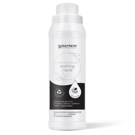 Lichide cu Tehnologie Nanosilver - Detergent lichid cu nanoparticule de argint pentru rufe negre 500ml – negru intens si prospetime de durata