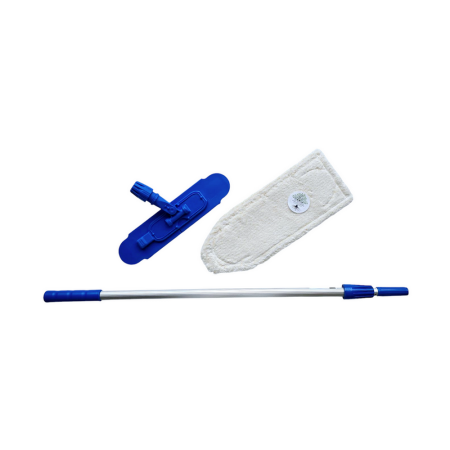 Seturi - Set MOP curatare intensiva – laveta NOVA alba, tija aluminiu 165 cm si suport cu prindere rapida