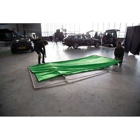 Fundal foto video profesional 400x230 cm cu cadru metalic și pânză pentru studio [5]