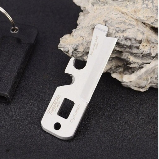 Breloc multifuncțional tip carabină din oțel inoxidabil pentru camping și supraviețuire, En-Gros [4]