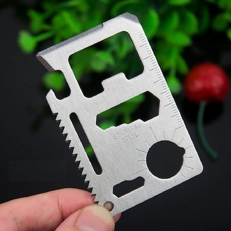 Card multifuncțional pentru supraviețuire și camping, din oțel inoxidabil – En-Gros [3]