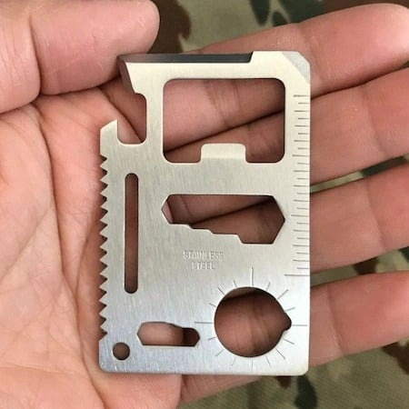 Card multifuncțional pentru supraviețuire și camping, din oțel inoxidabil – En-Gros [5]