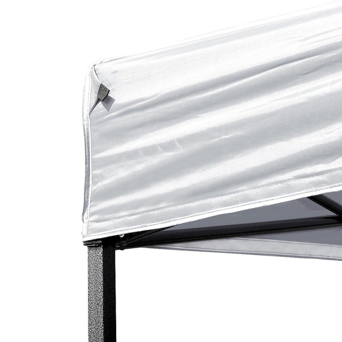 Cort Pavilion Pliabil 3x3m, Cadru Metalic Rezistent pentru Curte, Grădină și Evenimente [5]