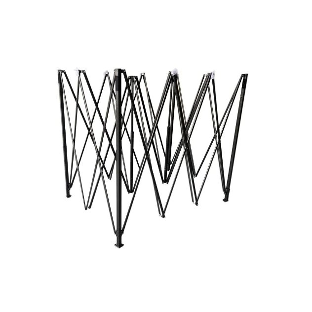 Cort Pavilion Pliabil 3x3m, Cadru Metalic Rezistent pentru Curte, Grădină și Evenimente [6]