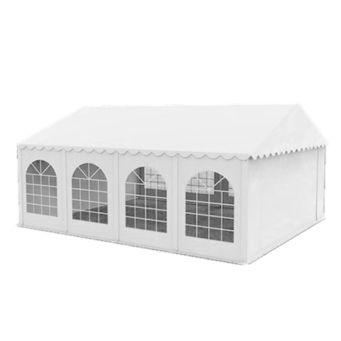 Cort pavilion tip hală pentru evenimente, PVC și cadru metalic din oțel galvanizat – rezistent și durabil [2]