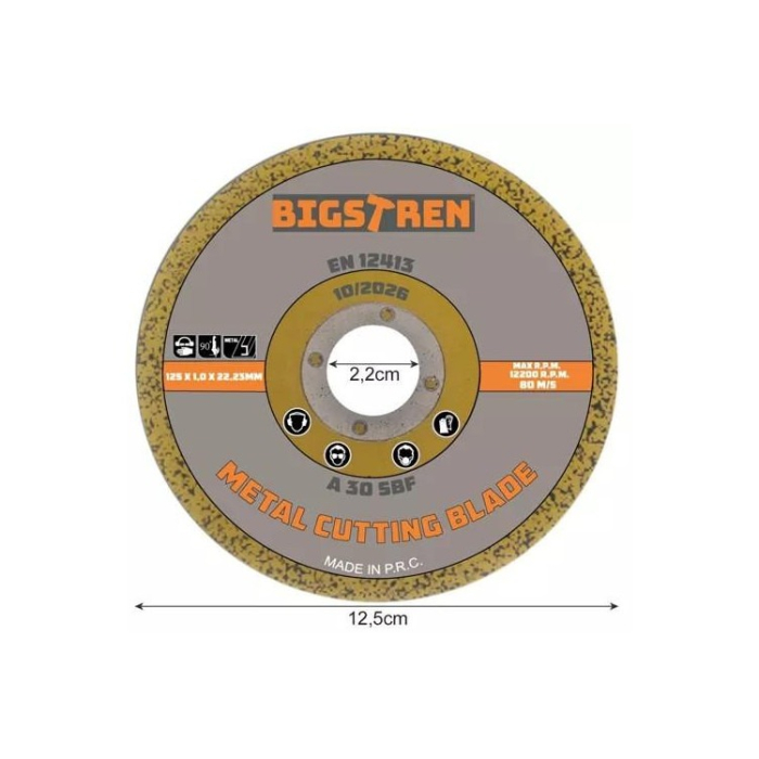 Disc universal de tăiat metale, 125mm x 1mm – Precizie și durabilitate [3]